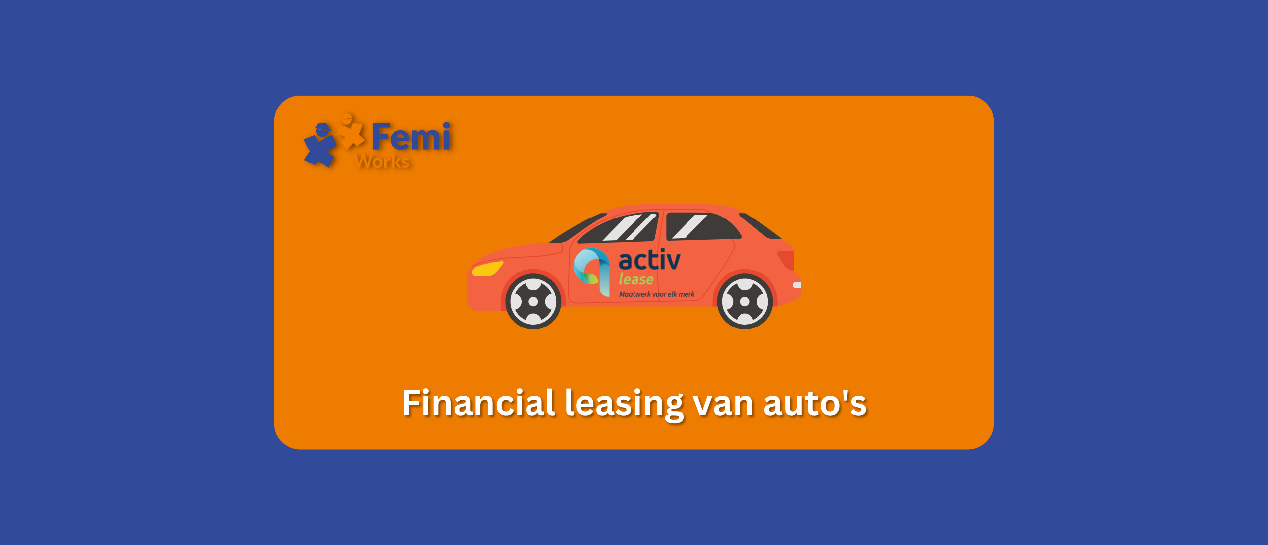 Financial leasing van auto's