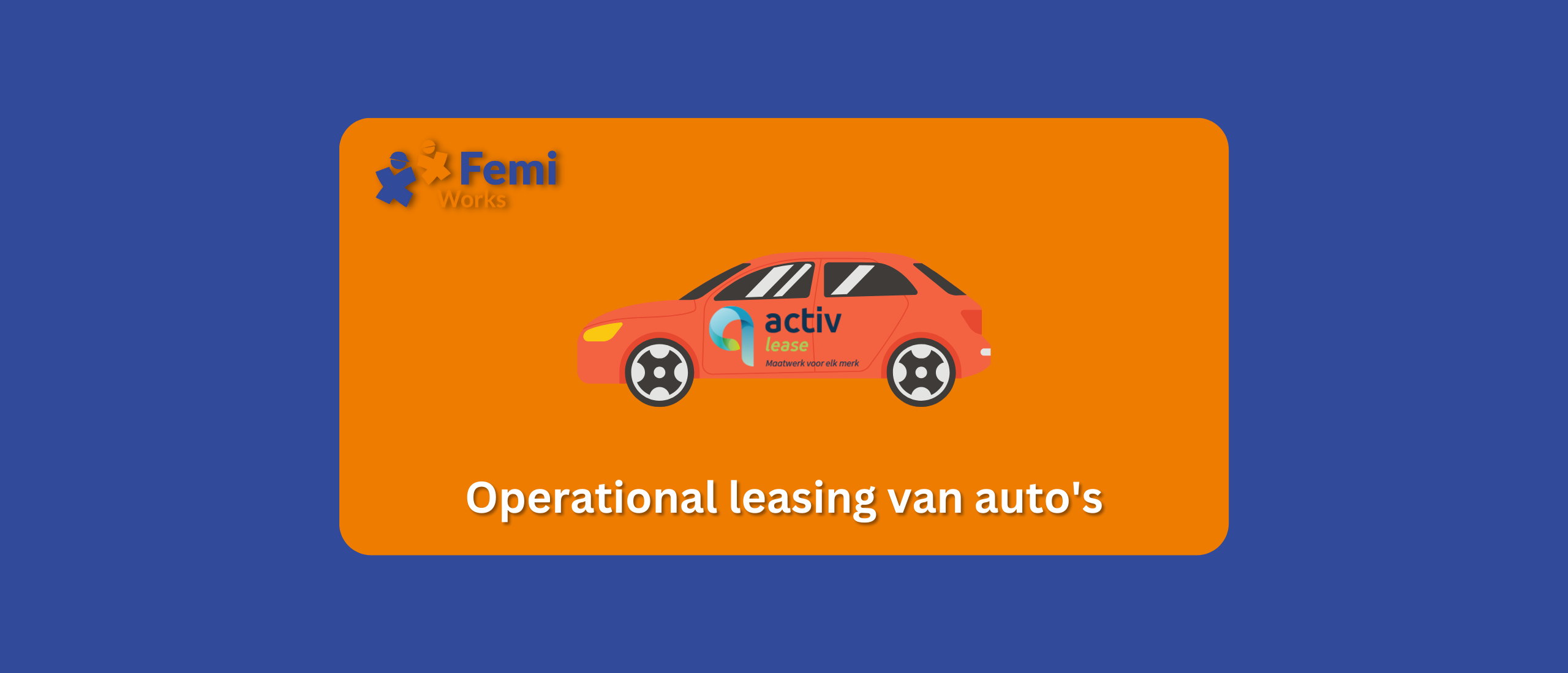 Operational leasing van auto's
