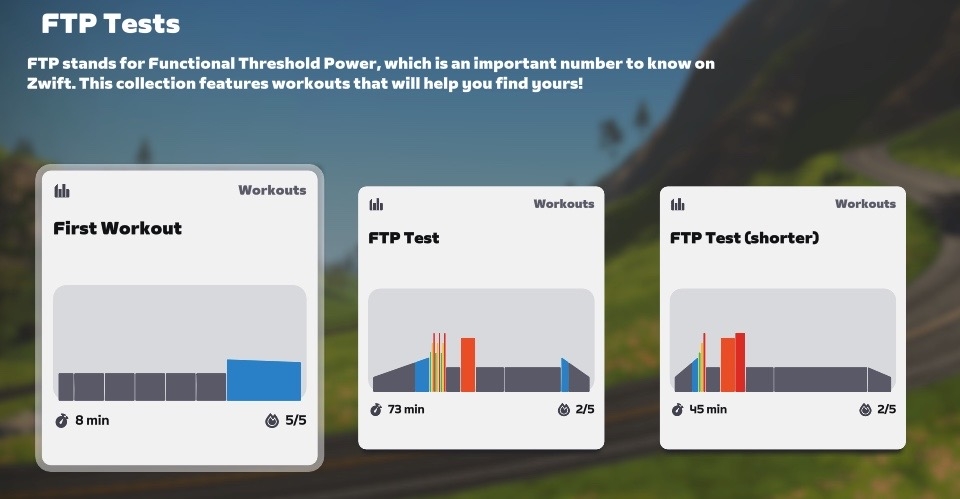FTP Tests Zwift