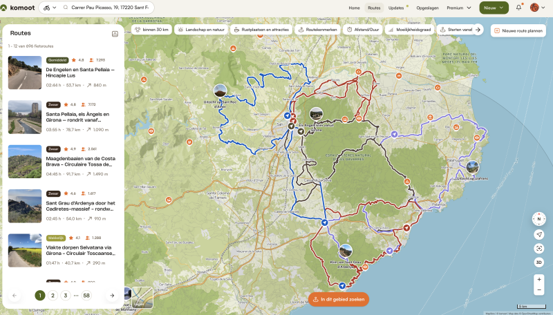 Fietsroutes Van der Valk Barcarola Fietsroutes Van der Valk Barcarola