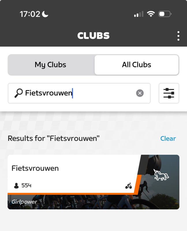 Fietsvrouwen Club Zwift