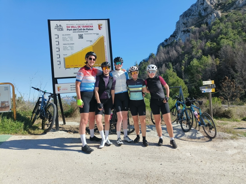 Groepsfoto Coll de Rates Spanje Groepsfoto Coll de Rates Spanje