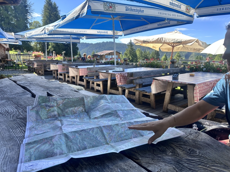 Kaartoverzicht Trentino