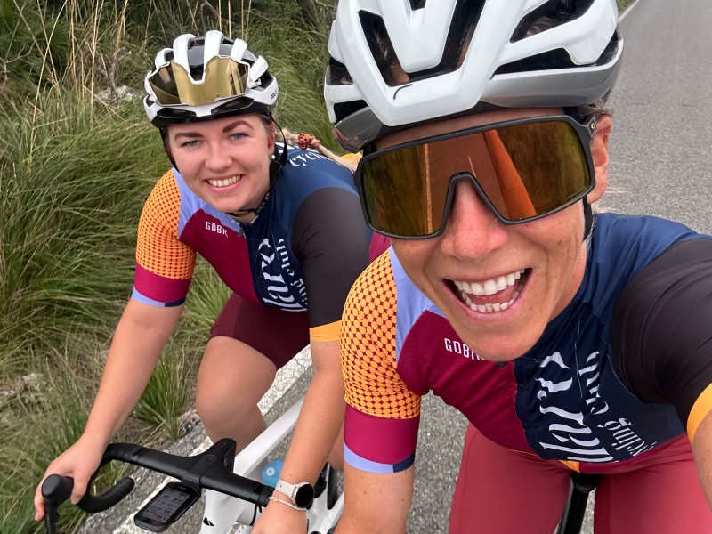 Kirsten en Claudia Mallorca trainingskamp Kirsten en Claudia Mallorca trainingskamp