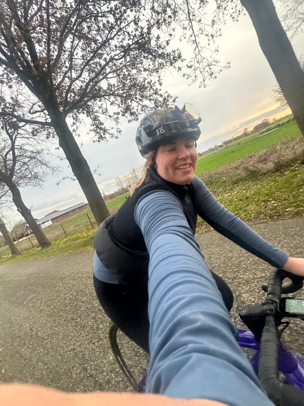 Weer terug op de fiets na val