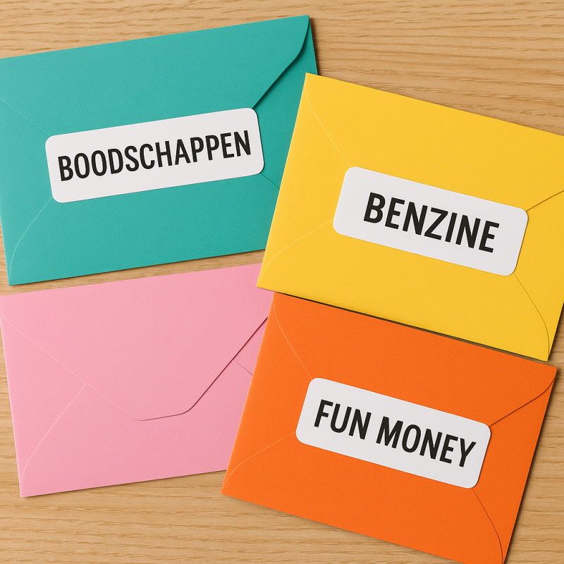 Start met 3 enveloppen