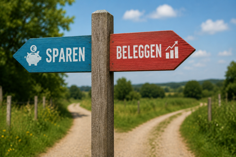 Sparen of beleggen Sparen of beleggen