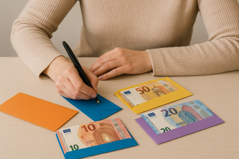 Budgetteren met cashstuffen – overzicht creëren met enveloppen. Budgetteren met cashstuffen – overzicht creëren met enveloppen.