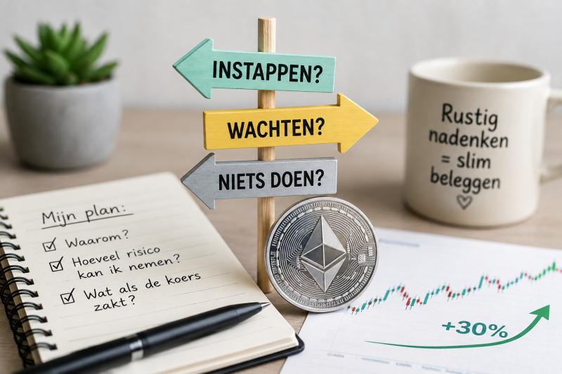 Instappen, wachten of niets doen