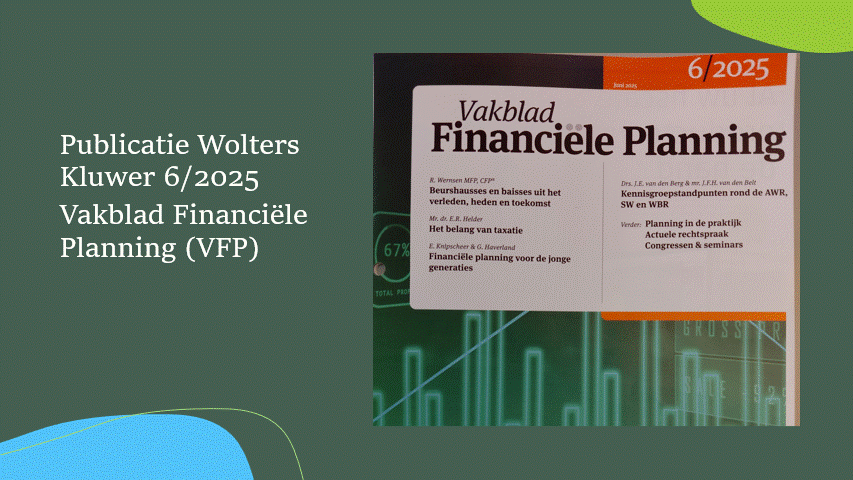Artikel VFP 6/2025 | Financiële planning voor jonge generaties: een dialoog tussen ervaring en vernieuwing