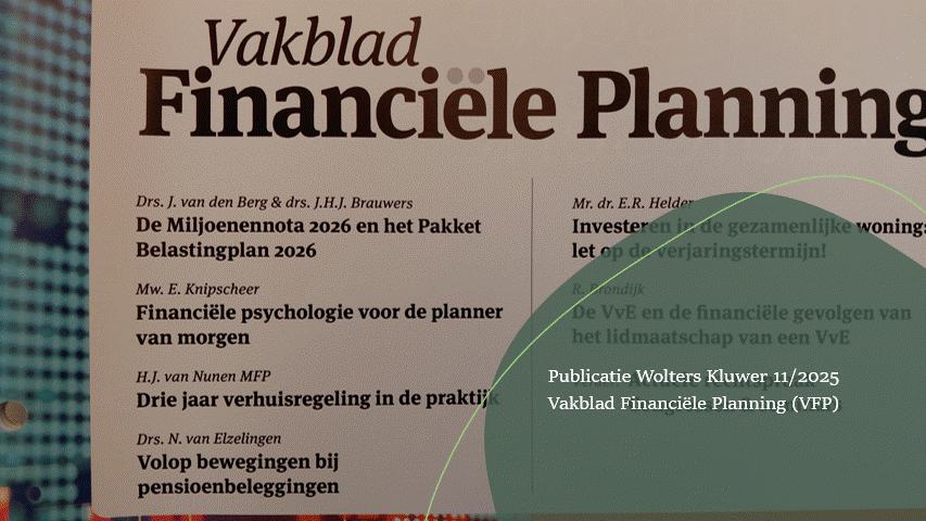 Artikel VFP 11/2025 | Financiële psychologie voor de planner van morgen