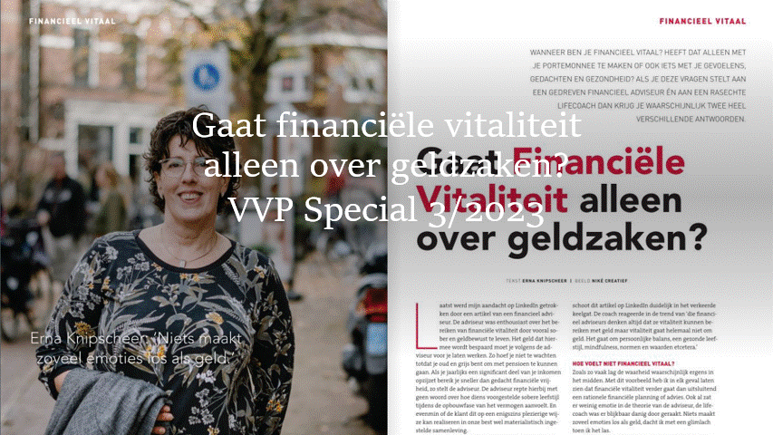 Artikel VVP Special 3/2023 | Gaat financiële vitaliteit alleen over geldzaken?