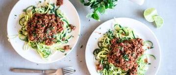 Recept: Italiaanse koolhydraatarme courgetti met gehakt