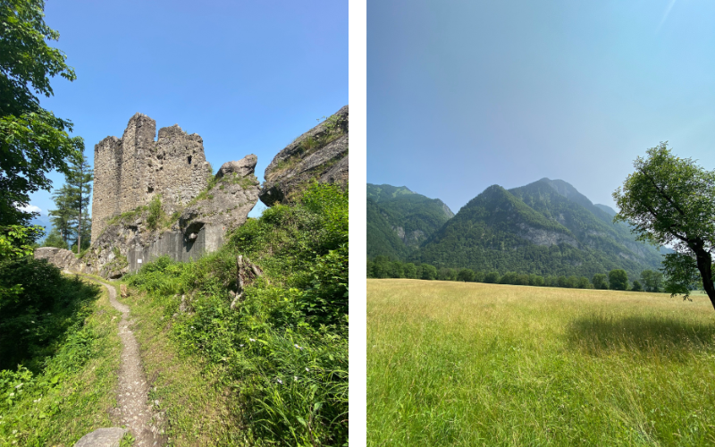 Liechtenstein Trail naar Balzers
