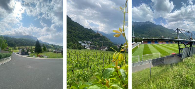 Liechtenstein Trail naar Vaduz