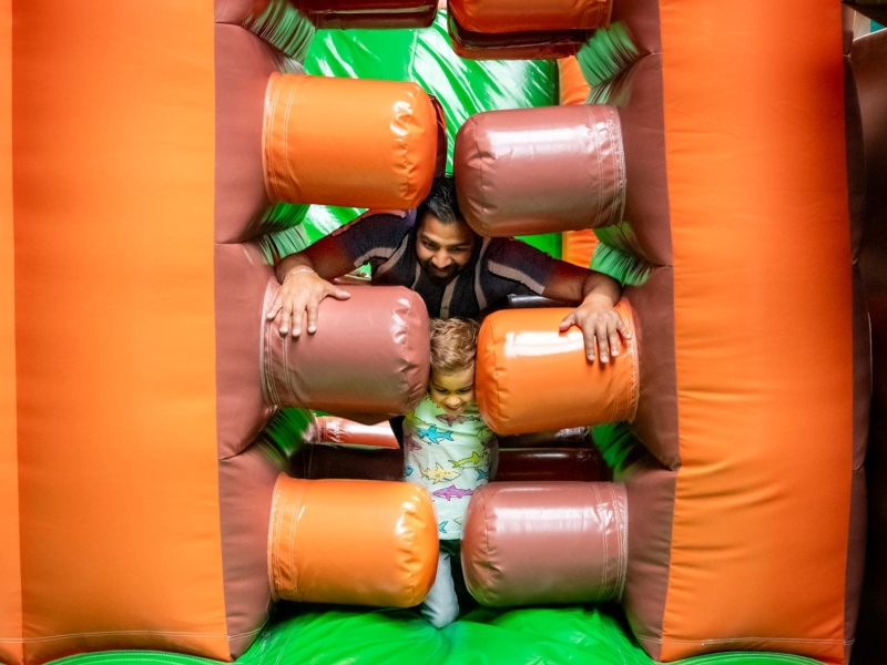 Ontdek de stormbaan op zolder