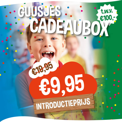 Boek je verjaardagsbox bij je kinderfeestje voor deze introductieprijs