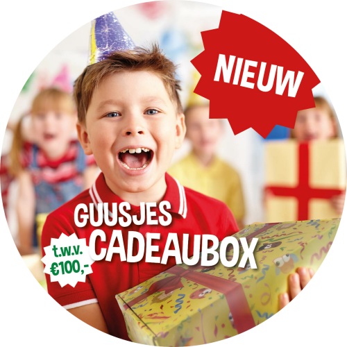 Maak je kinderfeestje compleet met Guusjes Cadeaubox