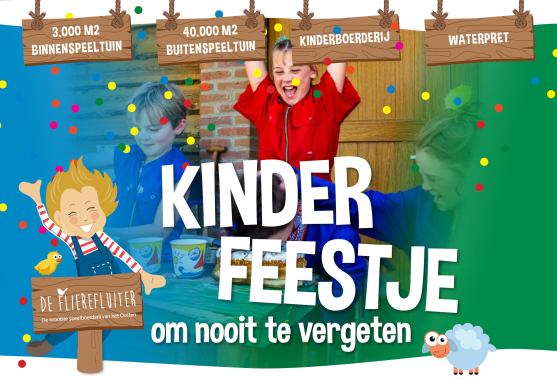 Onbezorgd kinderfeestje bij Speeltuin de Flierefluiter Een kinderfeestje om nooit te vergeten in Overijssel