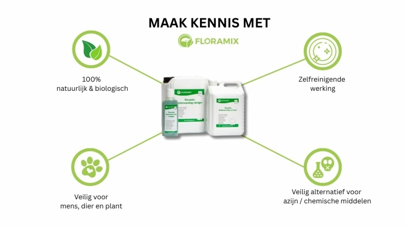 Groene aanslag verwijderen met chloor is gevaarlijk