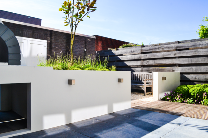 Houten vlonder tuin Houten vlonders