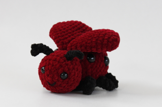 cute lovebug crochet plush pattern Valentine amigurumi toy