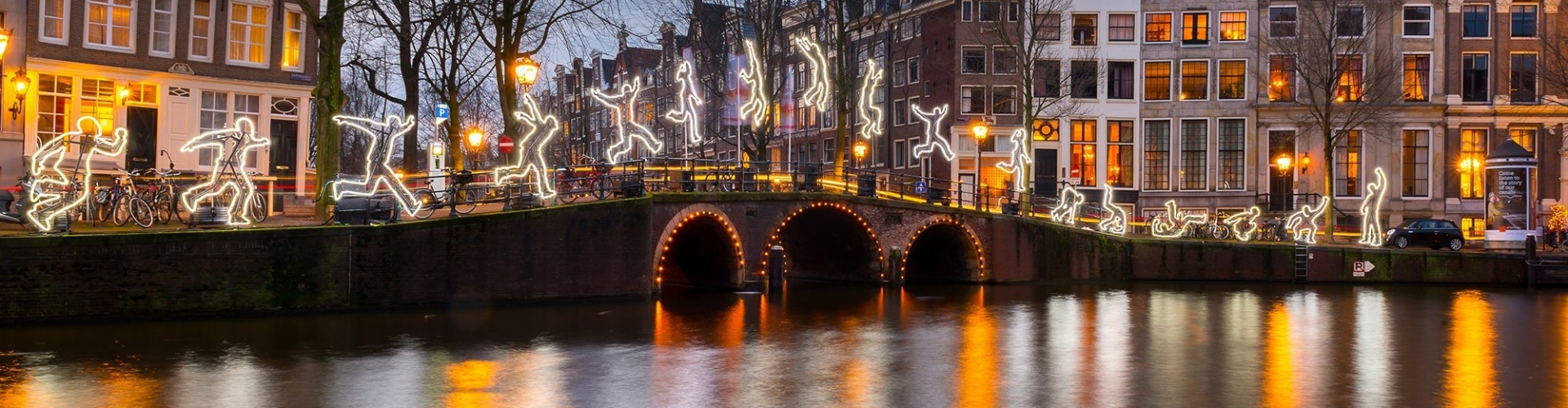 Amsterdam 750 year. Light Festival Amsterdam