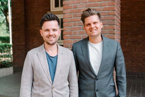 Tom en Michiel van FlowTalk interne podcast agency