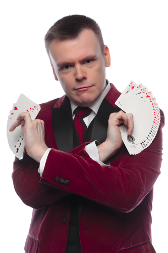 Tafelgoochelaar inhuren voor walkaround entertainment op je feest of evenement