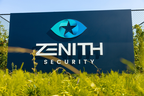 Zenith Security logo sign