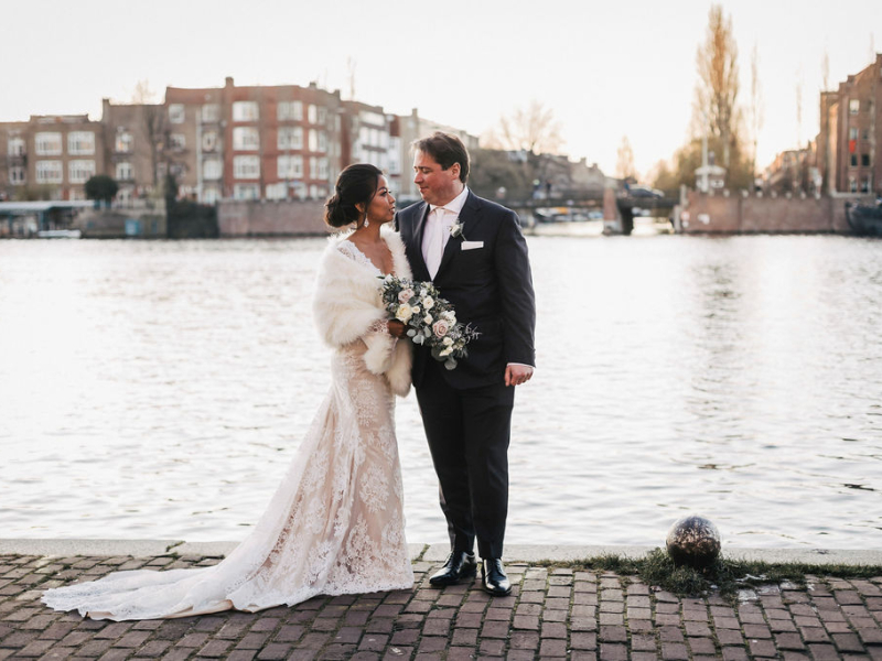 Bruiloftfotografie - Fotografie Debbie - Barneveld - op kade