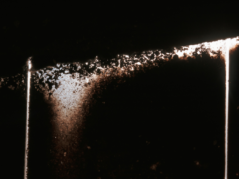 Aanslag kachelruitjes