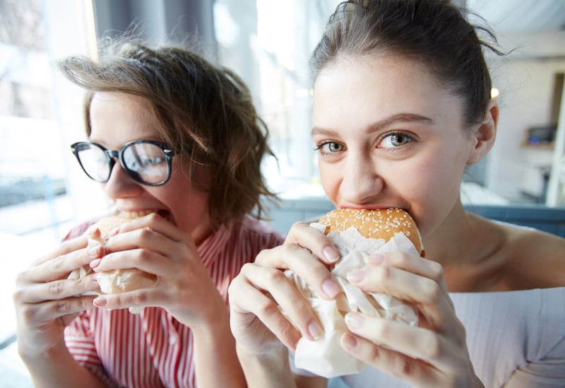 hamburgers om de honger te stillen