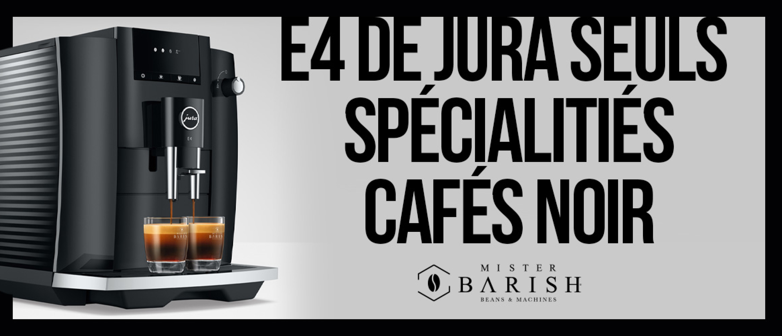 La Jura E4, c'est du café à 100% avec les dernières technologies.