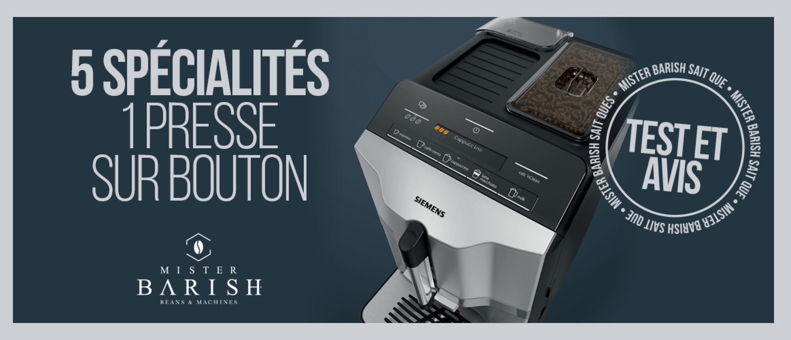 Siemens EQ.300 : des machines à café automatiques à prix doux