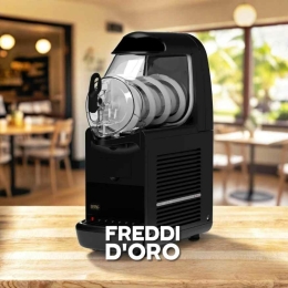 Freddi Doro machine voor frozen coffee en frozen desserts. Ideaal voor strandtenten en terrassen.