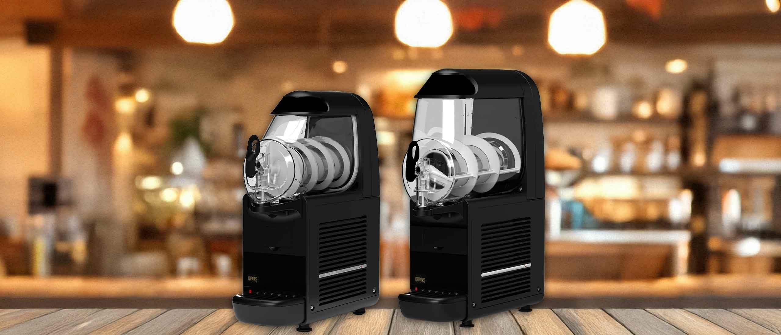 Slush machines in verschillende maten voor de horeca Slush machines in verschillende maten voor de horeca