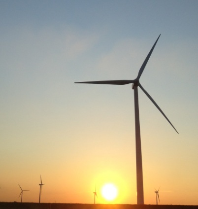 Zonne-energie en windenergie. Een mooie combinatie
