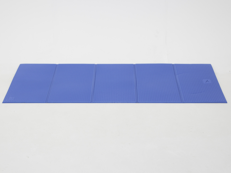 Fitness mat blauw opvouwbaar
