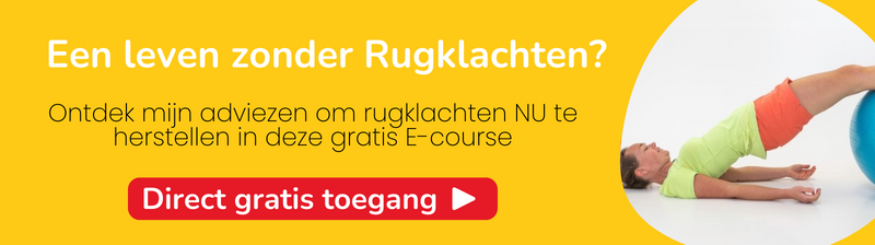 Gratis E-course een leven lang zonder rugklachten