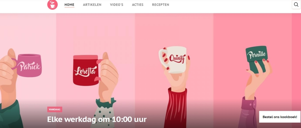 Fysio Maaike bij Koffietijd op RTL 4 a.s. dinsdag 12 oktober