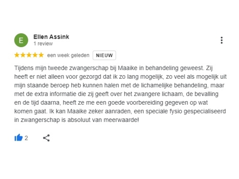 Ellen Assink review zwangerfit