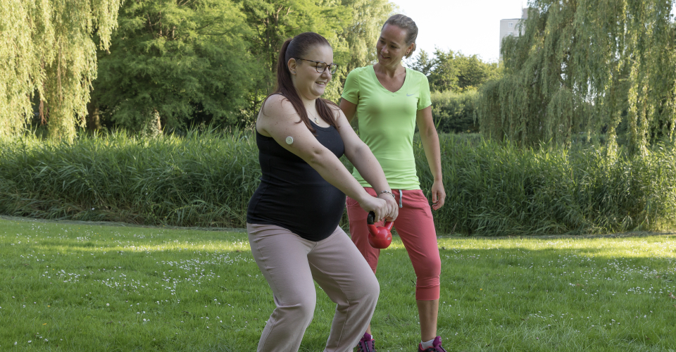 Fysio Maaike traint 1 op 1