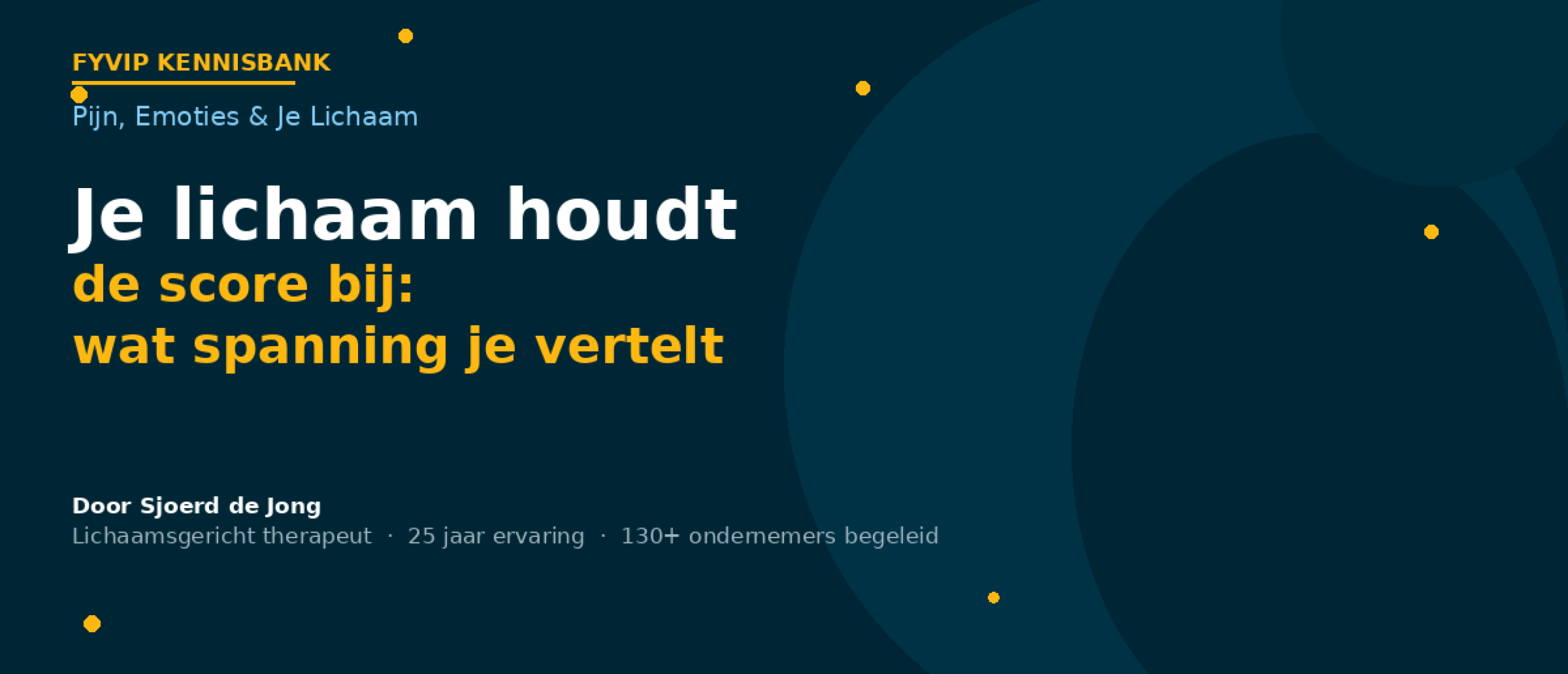 Je lichaam houdt de score bij