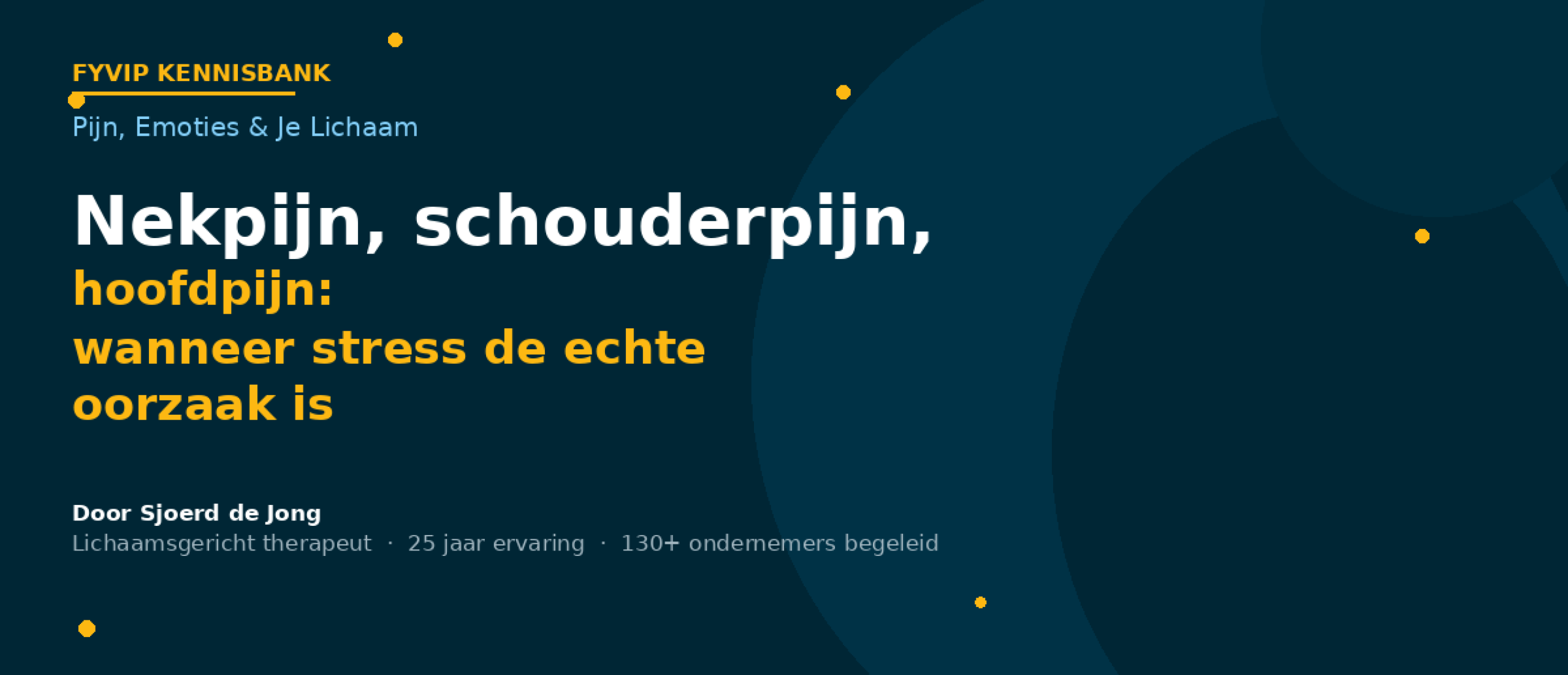 Nekpijn, schouderpijn, hoofdpijn wanneer stress de echte oorzaak is Nekpijn, schouderpijn, hoofdpijn wanneer stress de echte oorzaak is
