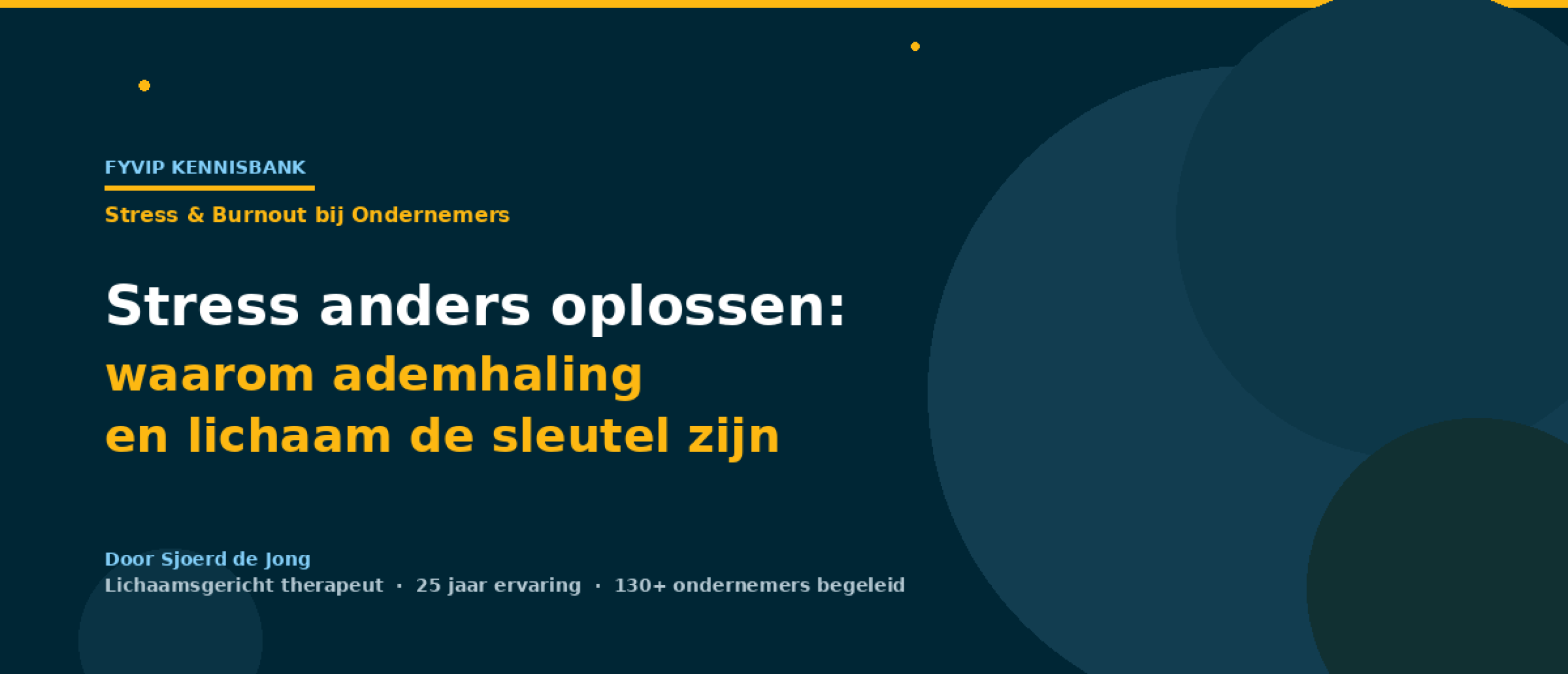 Stress anders oplossen