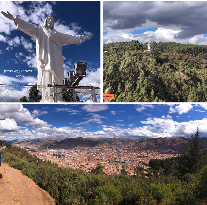 jezeus waakt over cusco