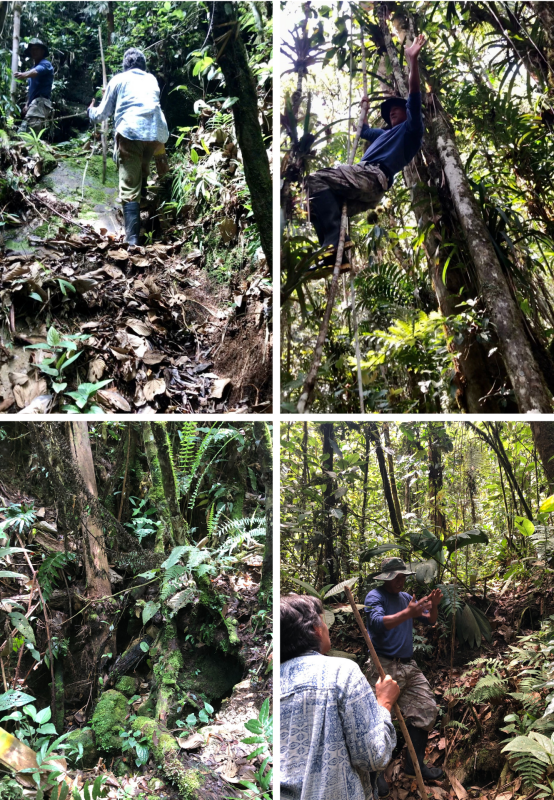 onderweg droge waterval