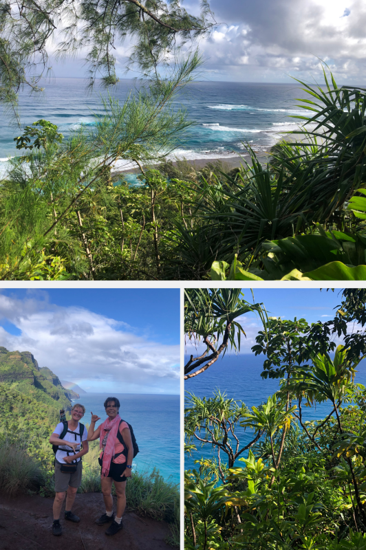 op weg met prachtige uitzichten