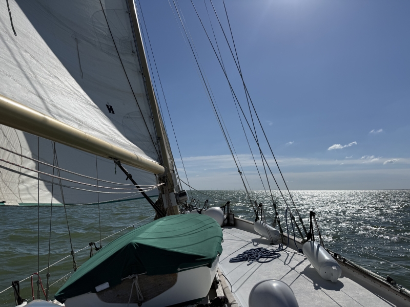 gallant 53 for sale te koop van de Stadt klassiek zeiljacht classic sailing yacht long distance oceangoing safe seaworthy around the world cruiser live aboard s-spant fin keel grp polyester